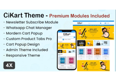 CiKart Opencart Theme - Premium Modules Included CiKart Opencart Theme - Premium Modules Included