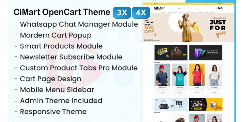 CiMart - Opencart 3.x / 4.x Theme