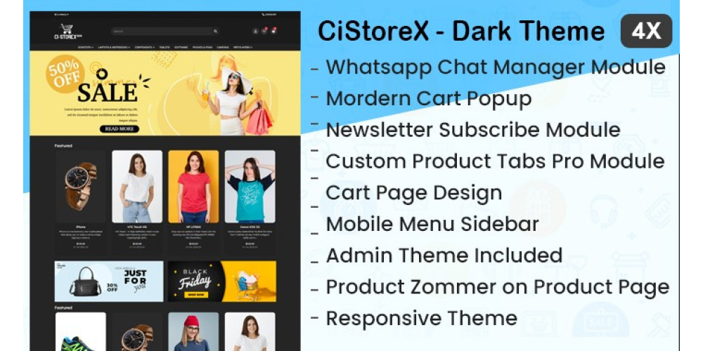 CiStoreX - Dark Theme