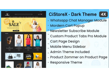 CiStoreX - Dark Theme CiStoreX - Dark Theme