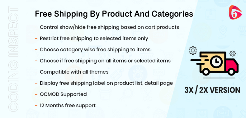 Free Shipping By Product & Categories