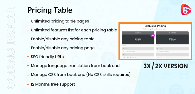 Pricing Table Pricing Table
