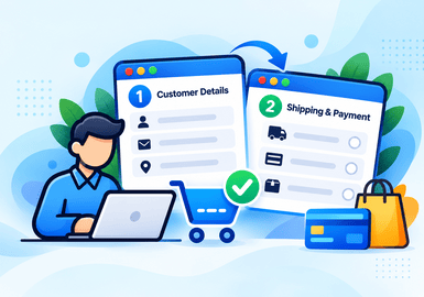 Two Page Checkout / 2 Step Quick Checkout