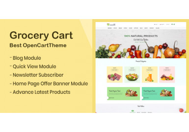 Grocery Store Opencart Theme