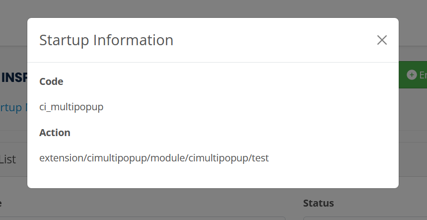 Startup Manager for Opencart Documentation
